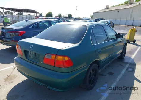 1999 Honda Civic Ex z USA, uszkodzony, nr VIN 2HGEJ8540XH538590